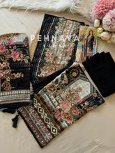 Glamorous Black and white Muslin Suit-142