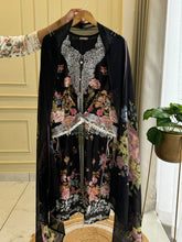 Black Printed Pakistani Salwar-5