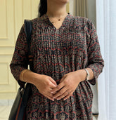 Ajrak Printed Two Piece Co-ord Set-7 3998