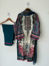 Paki printed suit with embroidered dupatta-3525-A