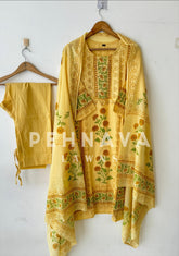 Classic Cotton Print Suit Set