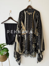 Signature stitched Suit-407 Black