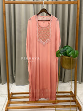 Pearl Embroidered Kaftan Set