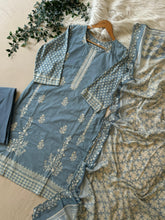 Cotton Embroidered Suit Ft.Cotton Duppatta-3507