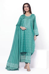Khaadi Unstitched Printed Lawn suit-0123
