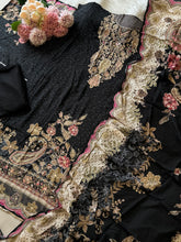 Pure muslin with aari work detailings and muslin Dupatta-150