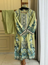 New Stitched Embellished Floral Suit-2