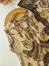 Premium Brown Paisley Print Kurta