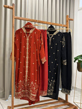 Premium Crepe suit with Handwork detailings-4992