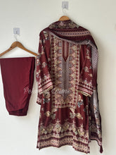 Pure muslin with detailings and muslin Dupatta