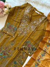 Rayon Embroidered Suit-8032/3746