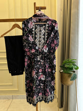 Black Printed Modern Pakistani Suit-1