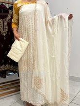 Pure Chinnon handworked Un-stitched suit-1643