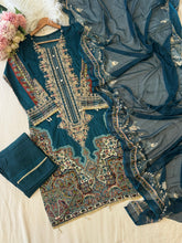 Blue Casual Pakistani Outfit 2201