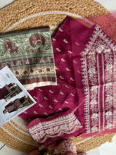 Khaadi Unstitched embroidered Lawn suit-7931