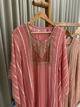 Organza Handworked kafthan with Zari-line