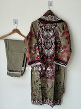 Paki printed suit with embroidered dupatta-3526-A