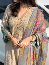 Unstitched Rayon Fully Embroidered Suit-3754