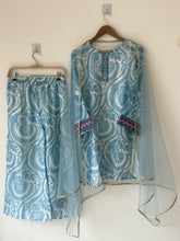 Blue&White Farshi Salwar Set