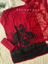 Multi Shaded Suit With Appliqué Design-1286