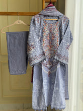 Printed Casual Cotton Suit 29907