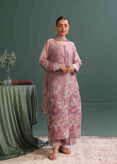Luxurious Tissue silk Embroidered Suit - Serene