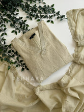 Cotton-Dotted Anarkali Suit/Sage Green-12626 - Pehnava Lawns