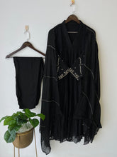 Mulchandheri Pleated A-line suit with embroidery