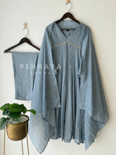 Panel-Cut Chanderi Ensemble-12807