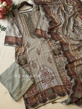 Muslin Unstitched Suit-350 - Pehnava Lawns