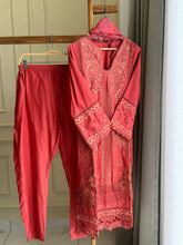 Binsaeed Pakistani Embroidered lawn Suit-0855