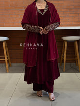 Premium Velvet Handworked Ensemble H 467