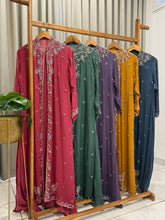 Premium Jacket Dress With Floral Handwork