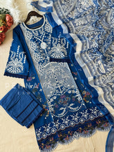Floral Embroidered Suit Set-1662 - Pehnava Lawns