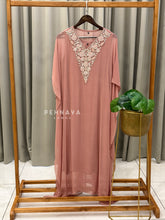 Pearl Embroidered Kaftan Set