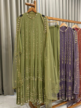 Heavy Handworked Anarkali Suit-8393