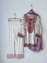 Trendy white & yellow Farshi Salwar LRC 263