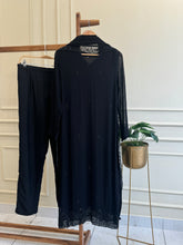 Premium georgette handwork suit -Black