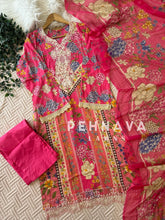 Pink Suit Featuring White Patches-1279