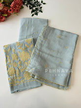 Chanderi Applique Suit-12761 - Pehnava Lawns