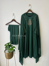 Embroidered Neck Suit