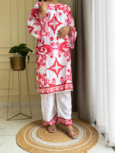 Modern Two Piece Co-Ord Set-Red