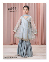 Kids party wear -ready to wear MKS-EF24-18-BLUE - Pehnava Lawns
