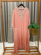 Pearl Embroidered Kaftan Set