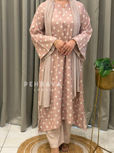 Polka Dot Bell Sleeve Two Piece Set
