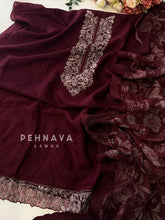 Paisley Embroidered Unstitched Ensemble