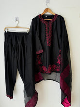 Black&Red Farshi Salwar Set