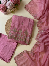 Pure Mulchandheri handworked Un-stitched suit-1628