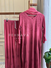 Authentic Chikankari Suit -Rouge Ombre Preebooking - Pehnava Lawns