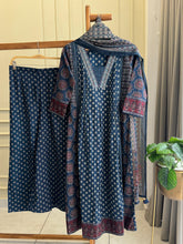 Ajrak Printed Anarkali suit